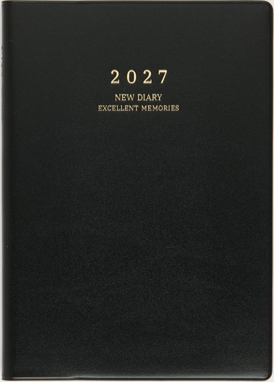 【2027年1月始まり】 高橋書店 [No.85] ニューダイアリー【黒】 No.85 ダイアリー スケジュール帳 手帳【使い慣れたベーシックな記入形式】