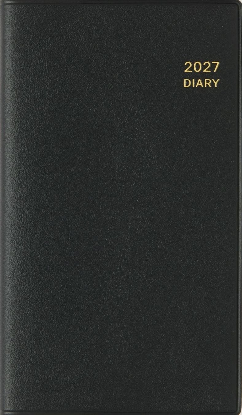 【2027年1月始まり】 高橋書店 [No.133] ニューダイアリー ミニ 1【黒】 No.133 ダイアリー スケジュール帳 手帳【スマホサイズで、いつでも一緒に】