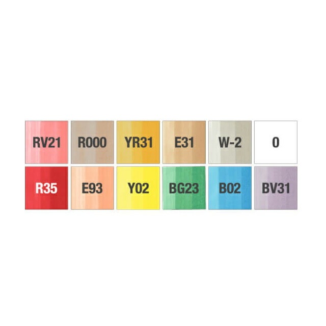 .Tooコピックチャオスタート12色セット
