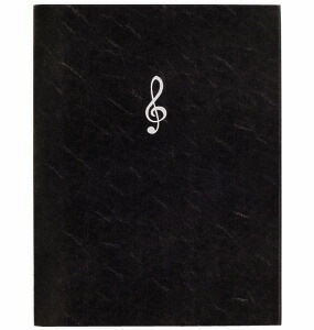 【３面のファイルが欲しい…！】 ナカノ トリプル楽譜シートホルダー FL-160T 楽譜ファイル 【合唱やコンサートなどに大活躍】