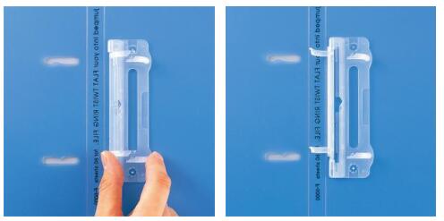 リヒトラブ AQUA DROPs フラット・ツイストリングファイル F-5000 超薄型リングファイル