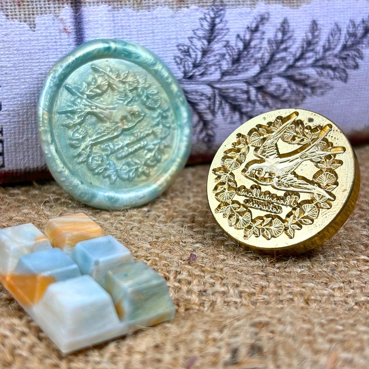 シーリングワックス必需品】 エクシム 【30㎜】スワロー【スタンプ