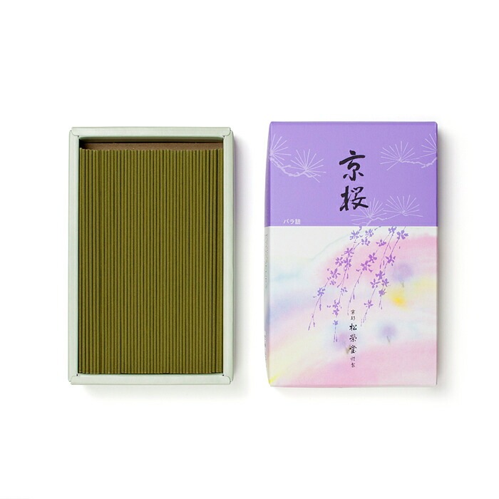 お盆・初盆などに松栄堂京線香京桜バラ詰お悔やみ/ギフト/法事/御供/御佛前/御霊前/ご香典/お盆/新盆/お彼岸掛け紙印刷付き