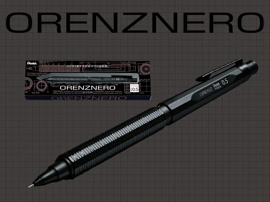 ぺんてる シャープペン オレンズネロ ORENZNERO 0.2 0.3 0.5mm PP3002