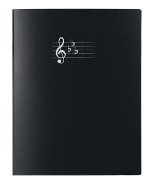 【合唱コンサートなどに大活躍】 ナカノ 楽譜ホルダー FL-70／BL 楽譜用ファイル 【楽譜や譜面台カバーに】