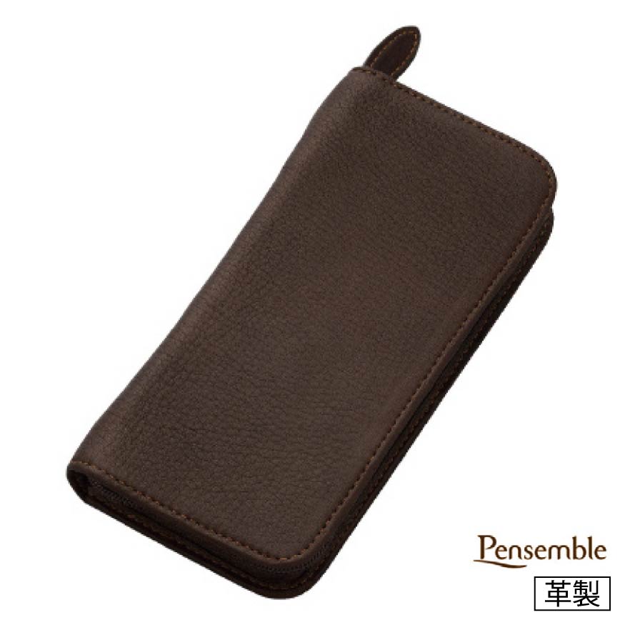 パイロット Pensemble （ペンサンブル） ファスナーペンケース 3本差 ペンサンブル 牛革製 シース 3本差 PSPC-01