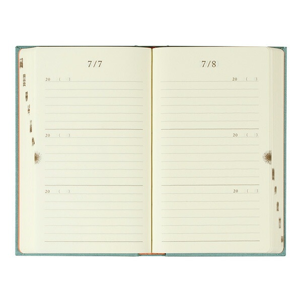 去年の自分に出会えるミドリ日記 3年連用 扉 水色12394-006日記 3年連用3年連用日記