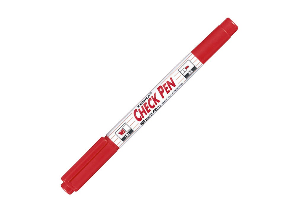 ゼブラ チェックセット チェックペン MW-151-CK-G MW-150-CK-R 暗記用ラインマーカー