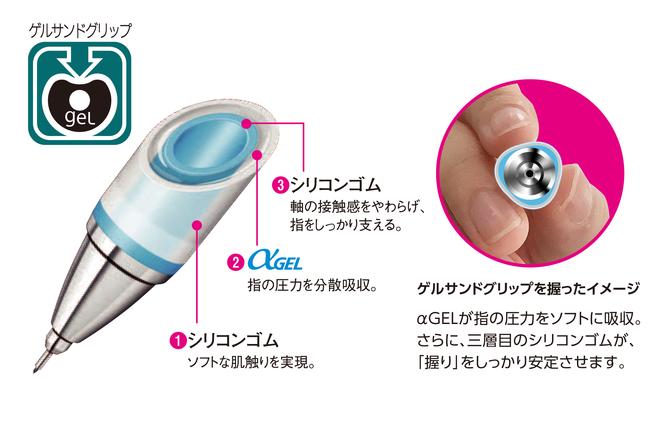 【限定商品】三菱鉛筆　シャープペン　アルファゲルスイッチ　α-gel switch　M5-1009GG.1P.RB　ラムネブルー　RAMUNE BLUE　シャーペン　シャープペンシル