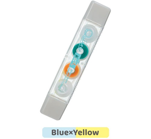 Kept キエラ　消しゴムで消せるラインマーカー　KP1318 ブルー＆イエロー KP1319  パープル＆ピンク KP1320 オレンジ＆ライム KP1321 レッド＆グリーン（暗記用）