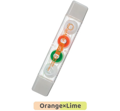 Kept キエラ　消しゴムで消せるラインマーカー　KP1318 ブルー＆イエロー KP1319  パープル＆ピンク KP1320 オレンジ＆ライム KP1321 レッド＆グリーン（暗記用）