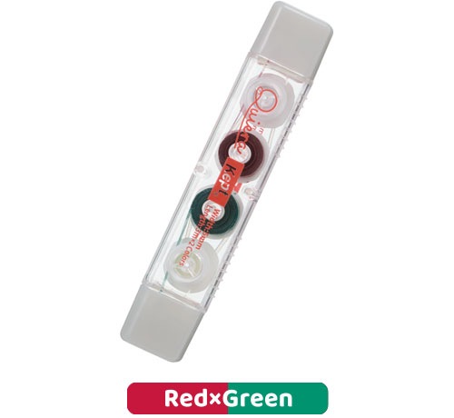 Kept キエラ　消しゴムで消せるラインマーカー　KP1318 ブルー＆イエロー KP1319  パープル＆ピンク KP1320 オレンジ＆ライム KP1321 レッド＆グリーン（暗記用）