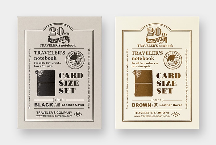 20周年限定セット】 トラベラーズノート トラベラーズノート カード