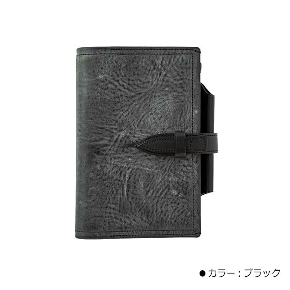 【KNOXのオールハンドメイド】 KNOX ノックス FLUCT（フラクト） システム手帳 バイブルサイズ ベルト付き ナチュラル 124-817-85 システム手帳