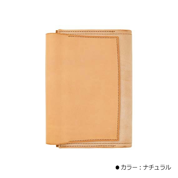 【KNOXのオールハンドメイド】 KNOX ノックス FLUCT（フラクト） システム手帳 バイブルサイズ フラップ留めタイプ ブラック 124-818-20 システム手帳
