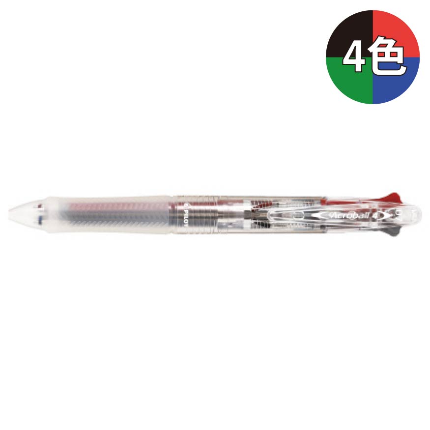 パイロット アクロボール4 細字 0.7mm BKAB-45F 4色ボールペン