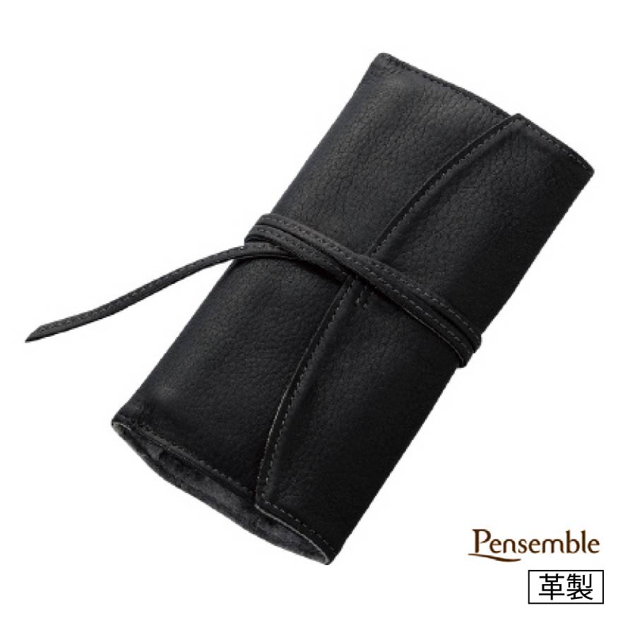 パイロット ロールファスナーペンケース3本差 ペンサンブル 牛革製 シース 3本差 PSRF3-01