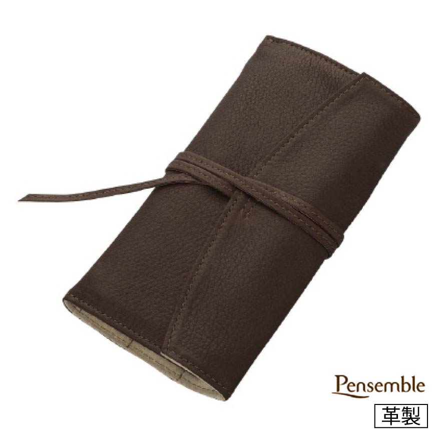 パイロット ロールファスナーペンケース3本差 ペンサンブル 牛革製 シース 3本差 PSRF3-01