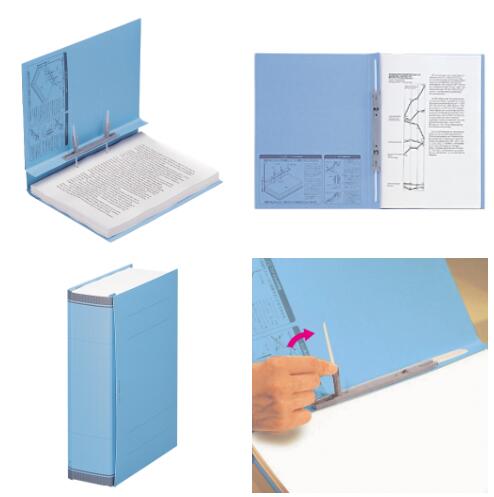 リヒトラブ ユーノビファイル F-567 A4サイズ 最大800枚収納 厚さに合わせて背幅を調節するファイル