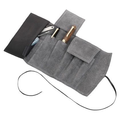 パイロット ロールファスナーペンケース5本差 ペンサンブル 牛革製 シース 5本差 PSRF5-01