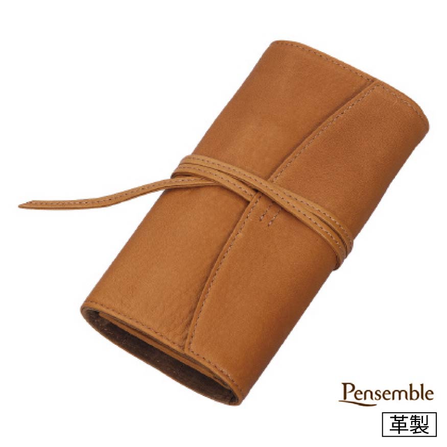 パイロット ロールファスナーペンケース5本差 ペンサンブル 牛革製 シース 5本差 PSRF5-01