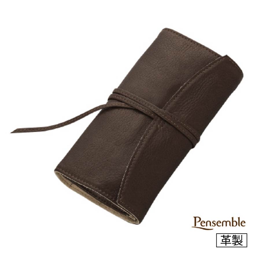 パイロット ロールファスナーペンケース5本差 ペンサンブル 牛革製 シース 5本差 PSRF5-01