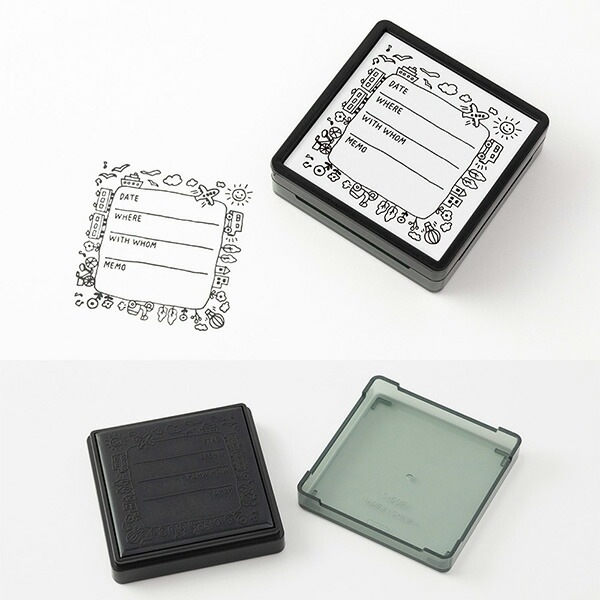 とちぎ文具博人気商品細かい柄も綺麗に押せるミドリスタンプ 浸透印