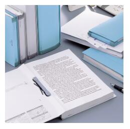 リヒトラブ ユーノビクイックファイル F-587 A4サイズ 最大1200枚 収納厚さに合わせて背幅を調節するファイル