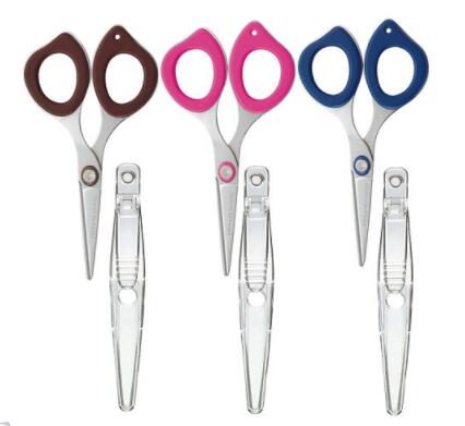 コクヨ ポケットハサミ＜クリッピー＞(グルーレス刃) ﾊｻ-P400 はさみ ハサミ