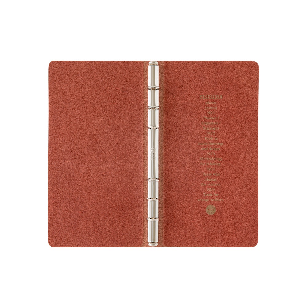 【数量限定】ノックス　PLOTTER　レザーバインダーCoc コッチ　リスシオ リミテッドBOX　レッドブラウン　プロッター　ナロー　narrow　89993373