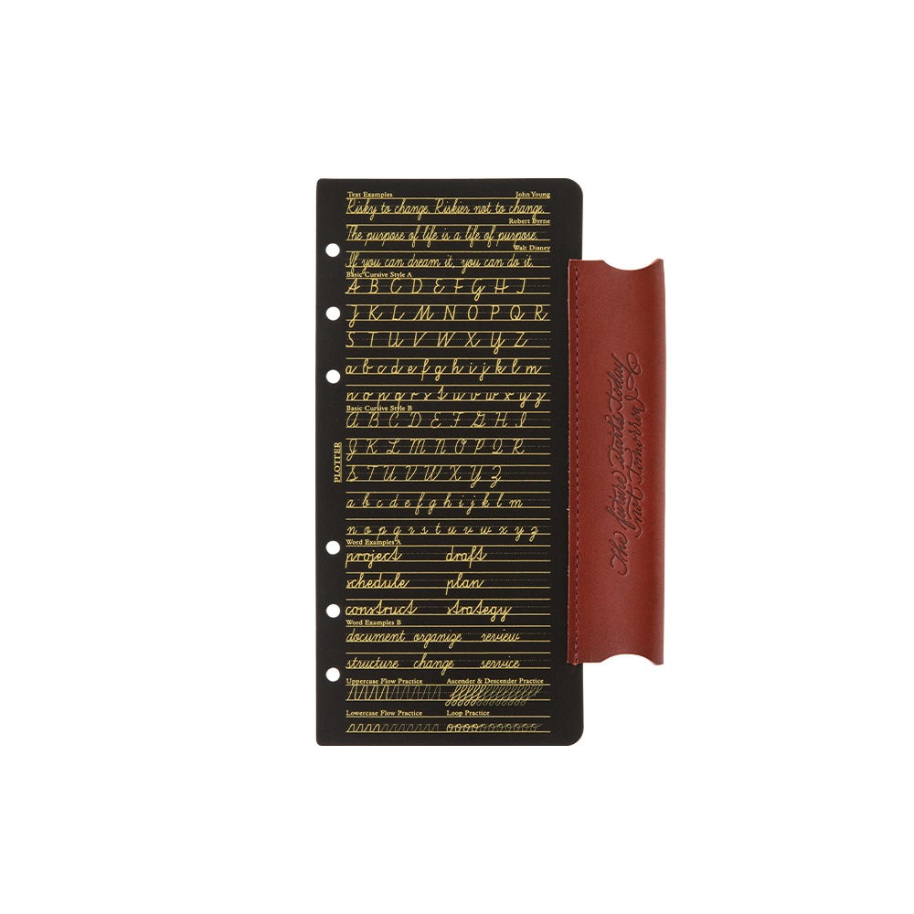 【数量限定】ノックス　PLOTTER　レザーバインダーCoc コッチ　リスシオ リミテッドBOX　レッドブラウン　プロッター　ナロー　narrow　89993373