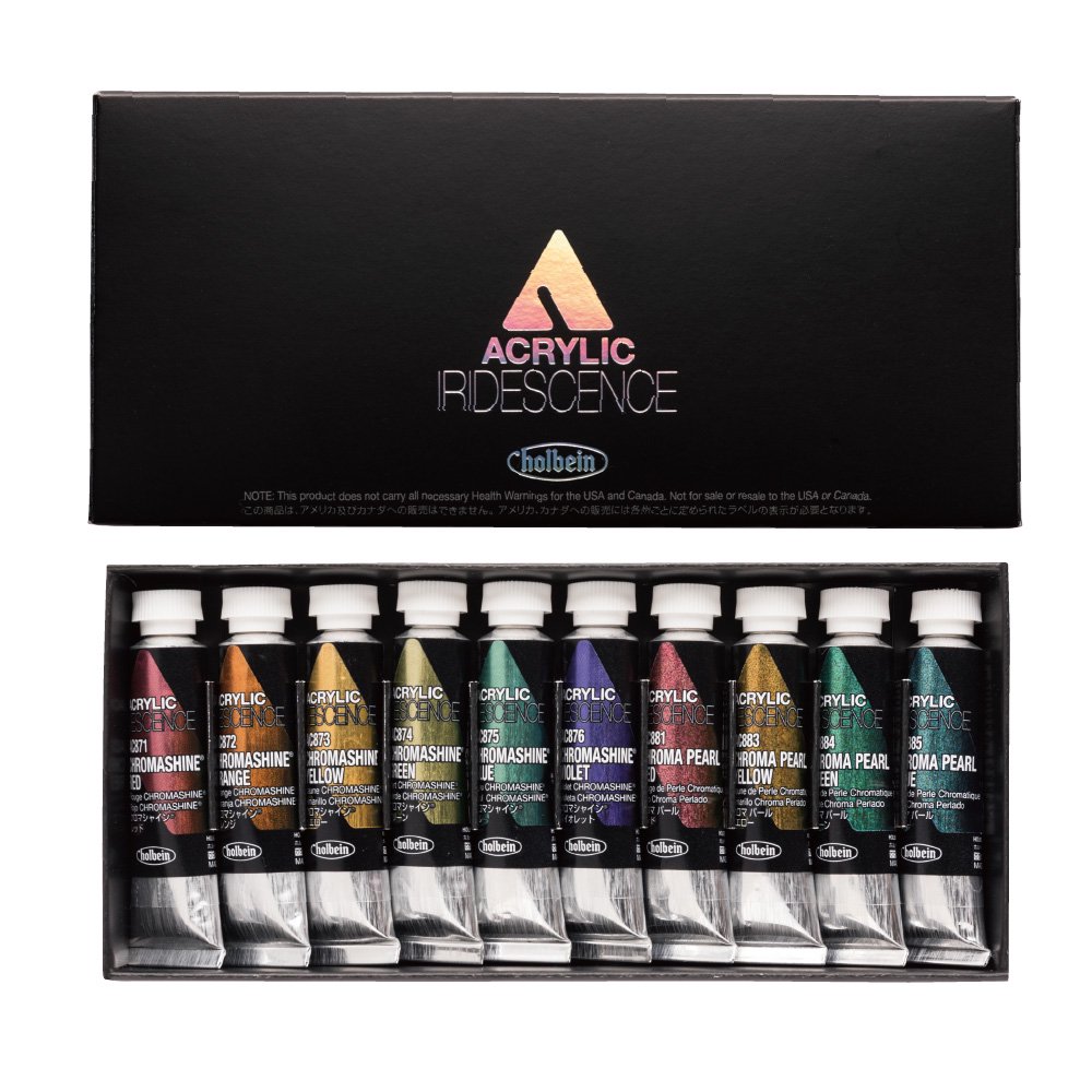 アクリリックカラー［イリデッセンス］ 5ml AC891 10色 全色セット