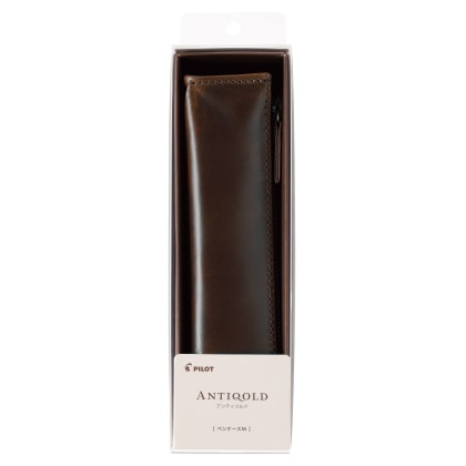 【表情豊かなプルアップレザー】 パイロット ANTIQOLD アンティコルド ペンケースM AQPSF-01 ペンケース 【経年変化が楽しめる】