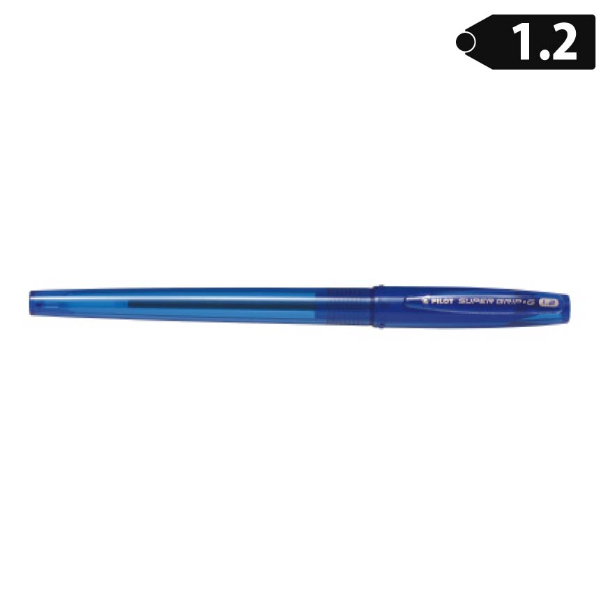 パイロット スーパーグリップGキャップ式 1.2mm BSGC-10B 油性ボールペン
