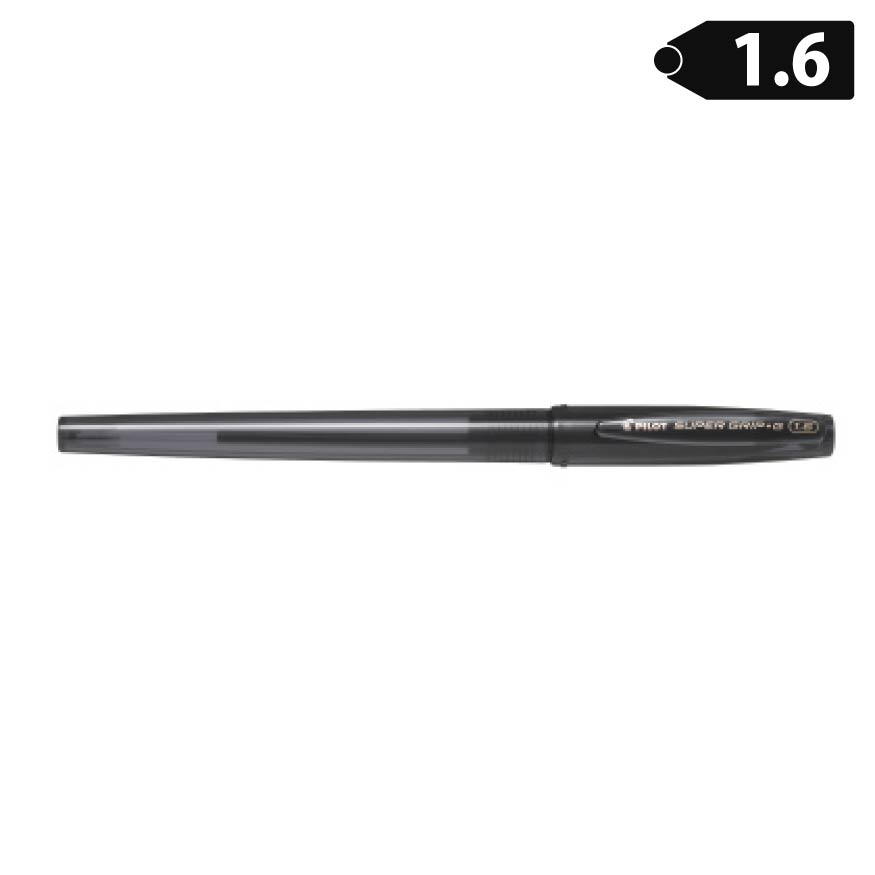 パイロット スーパーグリップGキャップ式 1.6mm BSGC-10BB 油性ボールペン