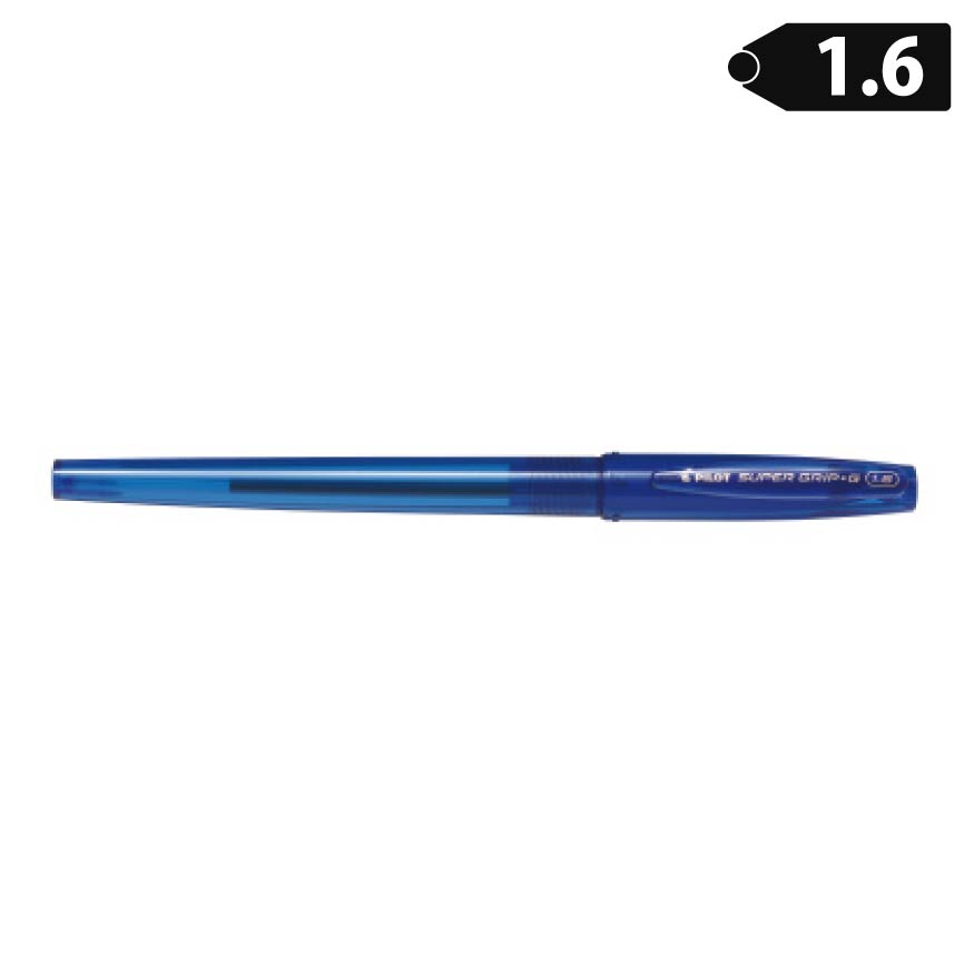 パイロット スーパーグリップGキャップ式 1.6mm BSGC-10BB 油性ボールペン