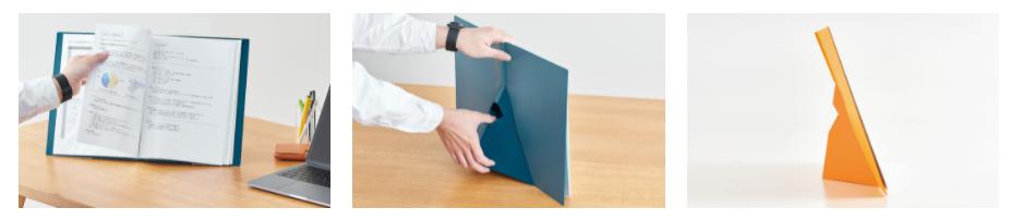 キングジム　ジリッツ　クリアファイル　20ポケット　A4サイズ　立てられる、省スペース