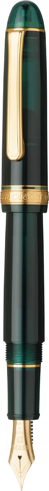 【2年たっても乾かない】 プラチナ万年筆 万年筆 #3776CENTURY（センチュリー） ローレルグリーン PNB-15000#41