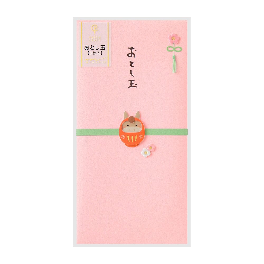 デザインフィルミドリ　PC 金封693 おとし玉 干支だるま柄 午 お年玉袋　25693006