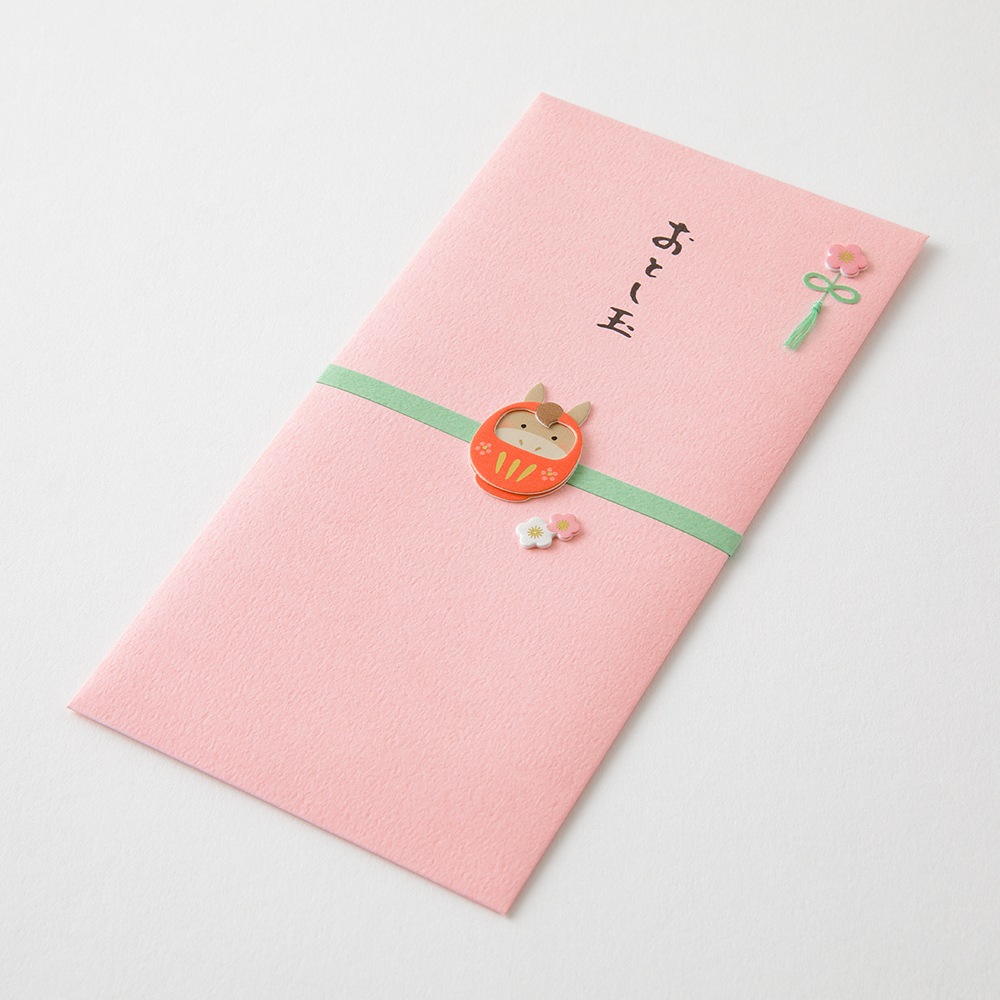 デザインフィルミドリ　PC 金封693 おとし玉 干支だるま柄 午 お年玉袋　25693006