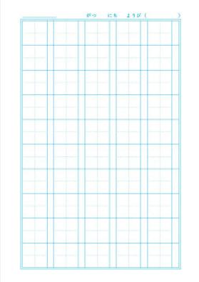 ショウワノート ジャポニカ学習帳 かんじれんしゅう　50字 十字リーダー入り B5判 JL-48