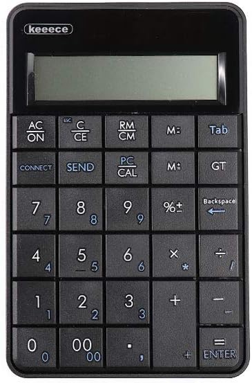 【簡単ワイヤレス接続】スリーアール ワイヤレス電卓機能付きテンキー 3R-KCWNK01 ワイヤレステンキー【作業効率をアップ】