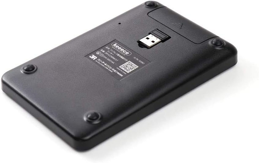 【簡単ワイヤレス接続】スリーアール ワイヤレス電卓機能付きテンキー 3R-KCWNK01 ワイヤレステンキー【作業効率をアップ】