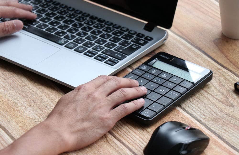 【簡単ワイヤレス接続】スリーアール ワイヤレス電卓機能付きテンキー 3R-KCWNK01 ワイヤレステンキー【作業効率をアップ】