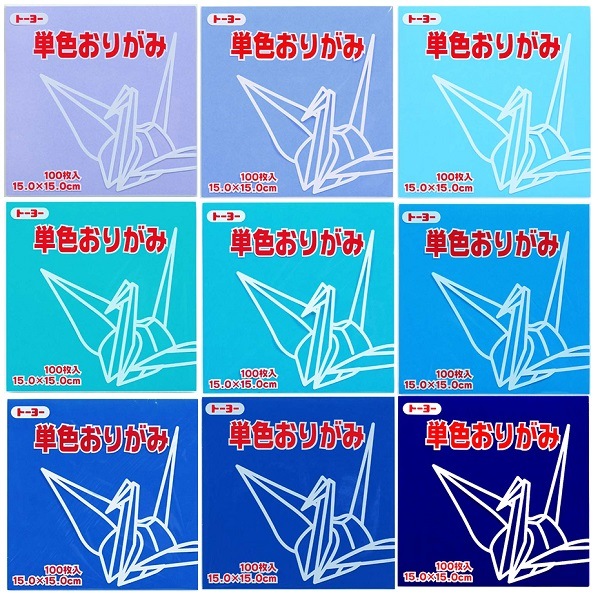 トーヨー単色折り紙15ｃｍ×15ｃｍ100枚入り