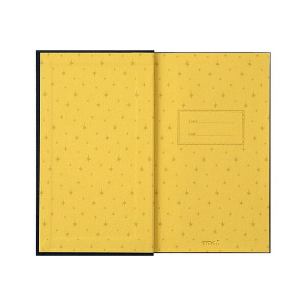 物語のように日々を綴るミドリ日記 1日1ページ 洋書 星柄12880-006日記1日1ページの「1年日記」