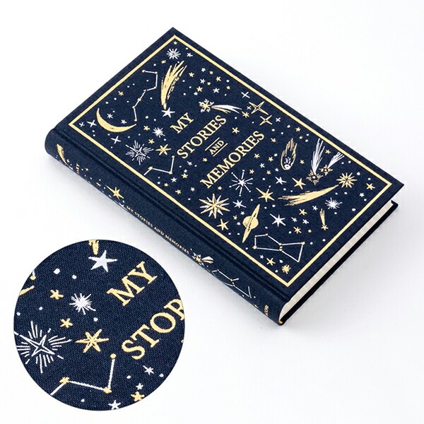 物語のように日々を綴るミドリ日記 1日1ページ 洋書 星柄12880-006日記1日1ページの「1年日記」