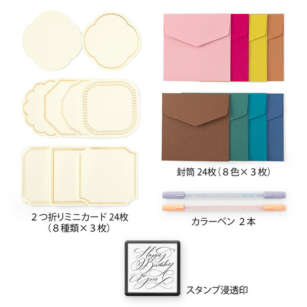 ミドリ70周年記念ミドリスタンプ 浸透印キット バースデー柄35450-006スタンプ 浸透印キットスタンプ浸透印キット数量限定