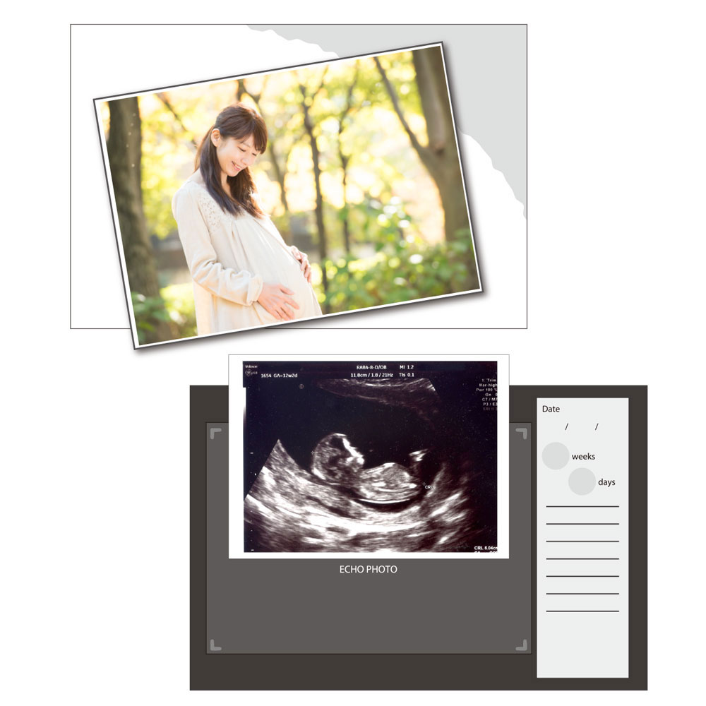 エコー写真の収納にサンスター文具エコー写真アルバム＆mom／DC くまのプーさん0070704A母子手帳ケースに入ります