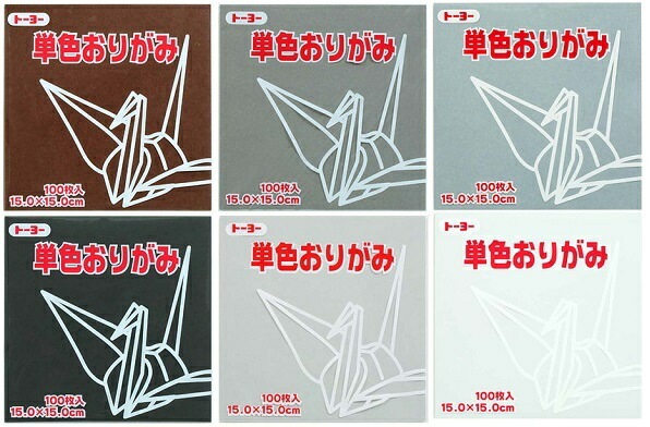 トーヨー単色折り紙15ｃｍ×15ｃｍ100枚入り